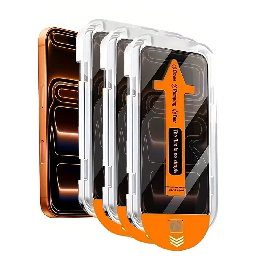 NNBILI 2er-Pack Sichtschutz aus gehärtetem Glas für iPhone 17 Pro Max und iPhone 17e, transparent, inklusive Installationskit und Auto-Ausrichtungs-Kit - Bild 6