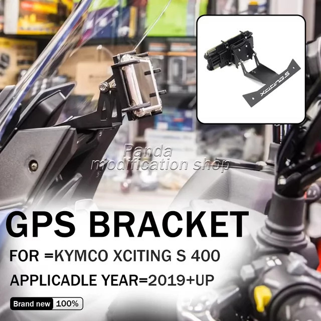 MPOVNCE GPS-Halterung für Kymco Xciting S 400 in Schwarz - Bild 1