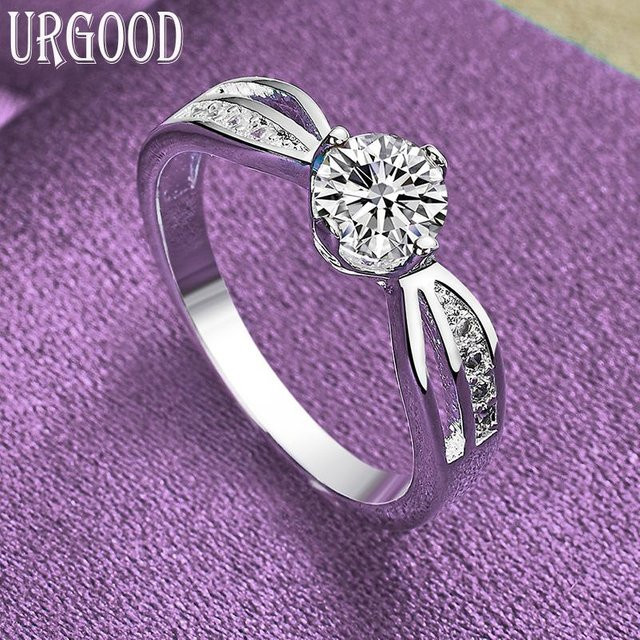 URGOOD Ring 925 Silber, Zirkonia, Damen - Bild 1