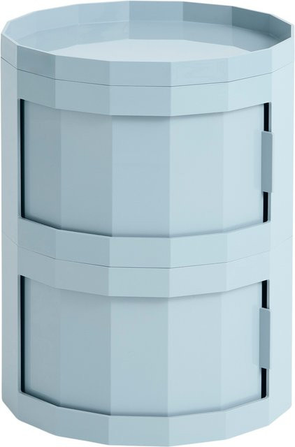 HAY Facet Cabinet in Blau aus recyceltem ABS - Bild 1