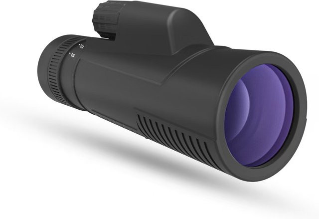 SUNCORE Mountain Lion 10-30x42HD Monokular in Schwarz mit Smartphone-Adapter für Outdoor und Reisen - Bild 1