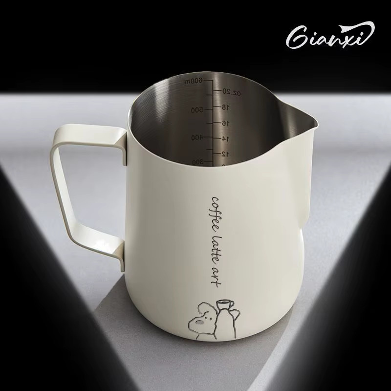 Gianxi Kaffeebecher aus Edelstahl 304 in Schwarz oder Weiß mit 350 ml Fassungsvermögen - Bild 5