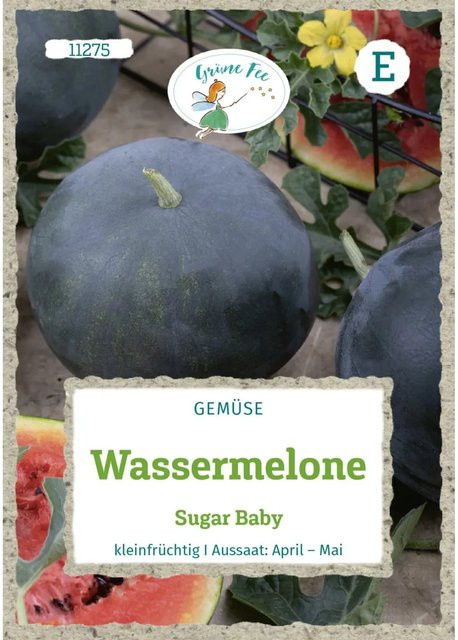 Grüne Fee Wassermelone Sugar Baby Saatgut - Bild 1