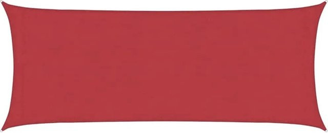 Furnicato Sonnensegel aus HDPE in Rot, Rechteckig, 2 x 5 m - Bild 1