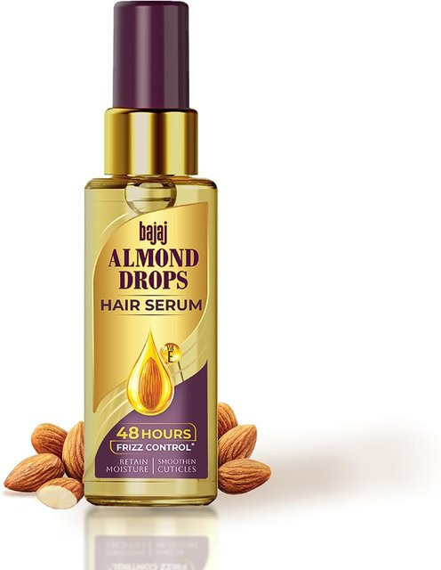 Bajaj Mandelöl Haarserum mit Vitamin E, 50 ml, trockenes Haar - Bild 1