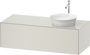 Duravit Waschtischunterschrank White Tulip in White, Breite: 130 cm, Tiefe: 55 cm, Höhe: 55 cm - Bild 1