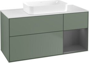 V&B Waschtischunterschrank Finion in Anthrazit lackiert, Breite: 120 cm, Tiefe: 60 cm - Bild 1