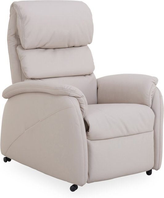 Relaxsessel MONDO ERGOLA aus Leder mit Superlastic Soft Polsterung und Armlehnen in modernem Design - Bild 1
