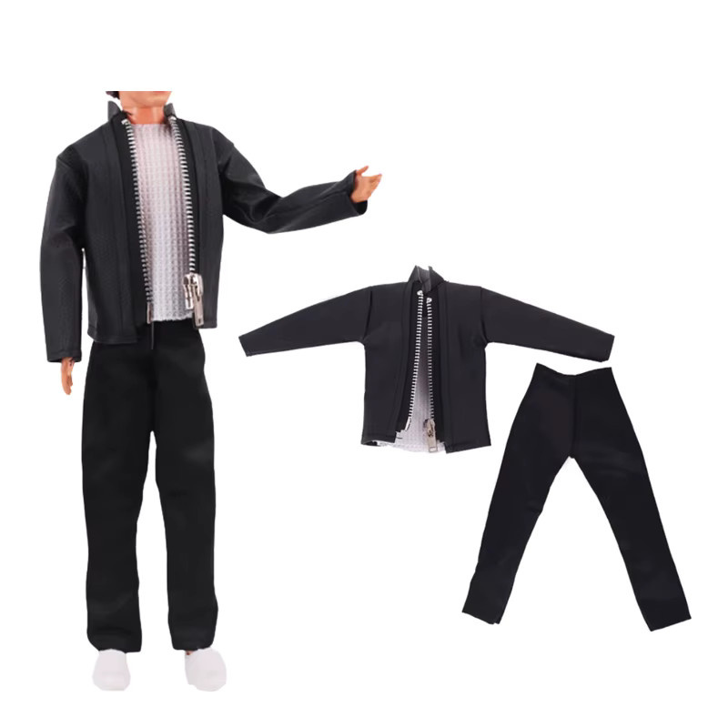 KIEKA Lederkleidung für Puppen, 2 Sets/Packung, 3-teiliges Set - Bild 2