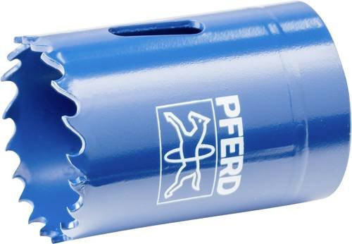 PFERD Bi-Metall Lochsäge Co8/M42 in Blau mit Ø 35 mm für Stahl, Edelstahl, Blech und Holz - Bild 1