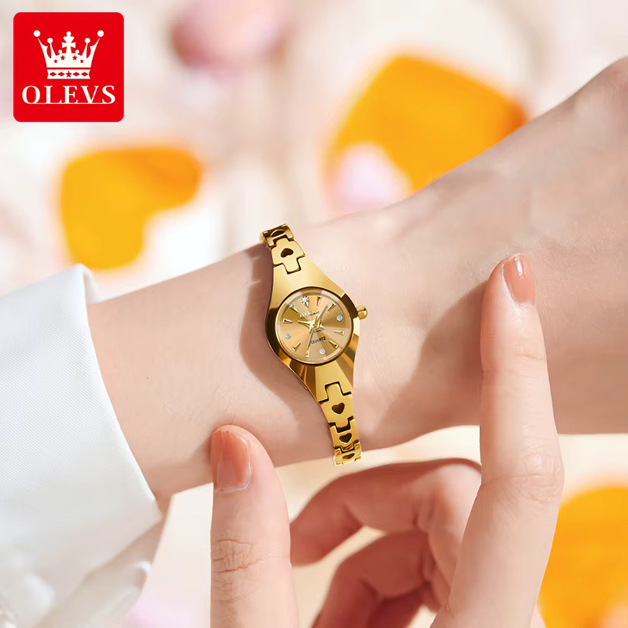 OLEVS Armbanduhr, Quarz, Wolframstahl, Damen - Bild 4