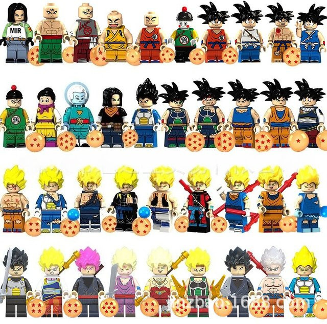 Bandai Dragon Ball Super Mini-Figuren-Set, 8 x Mini-Actionfiguren - Bild 1
