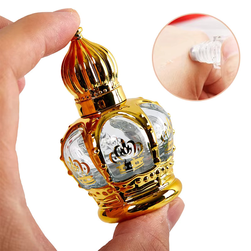 HNKMP Roll-on-Flasche aus Glas, 15 ml, Gold - Bild 2