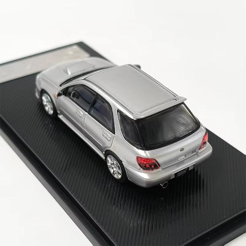 Furuya Impreza WRX STi 9, Automodell, Maßstab 1:64, Metall, Grau - Bild 3