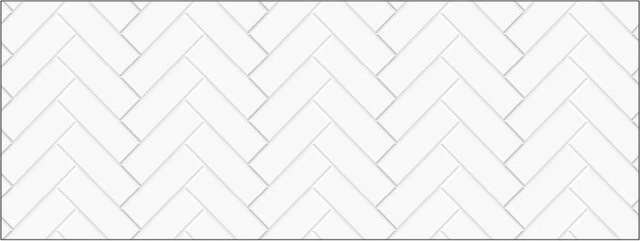 MySpotti Küchenrückwand Profix Cucina Herringbone in Weiß mit Fliesenoptik und Aluminium-Elementen B: 160 cm, H: 60 cm - Bild 1