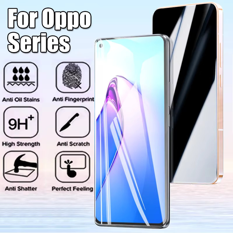 3er-Set gehärtetes Glas Displayschutzfolie für Oppo Reno8, transparent, Full Cover mit Fingerabdruck-Entsperrung und 9H Härtegrad - Bild 2
