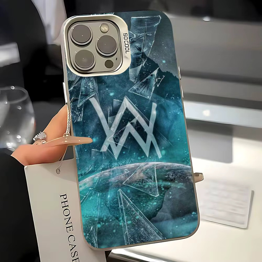 Stoßfeste Alan Walker DJ Handyhülle für Apple iPhone in Schwarz und Weiß - Bild 5
