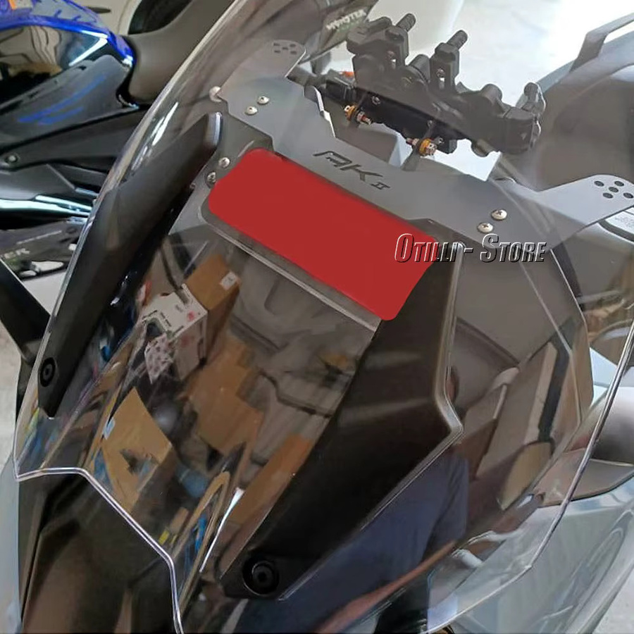 GPS Telefonhalterung und Navigationshalterung für Kymco AK 550 Premium Motorrad Frontscheibe - Bild 2