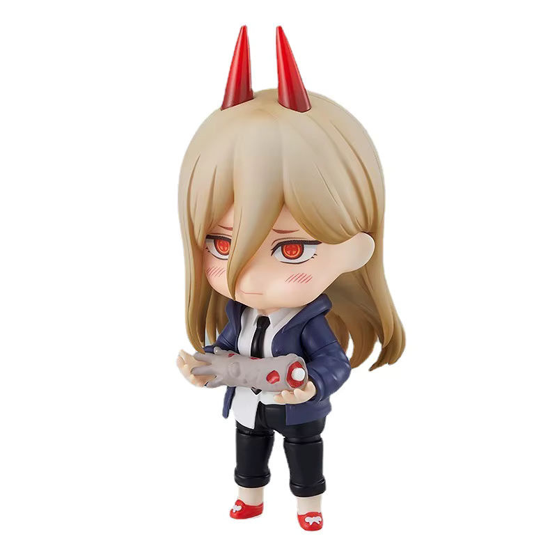GSC Nendoroid Chainsaw Man Actionfiguren Denji und Power Q-Version mit wechselbaren Gesichtern, mehrfarbig - Bild 4