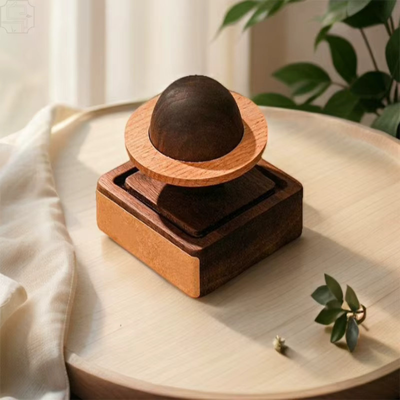 XMSJ Holzduft-Diffuser in Jupiter-Form, braun, Tischdeko aus Holz - Bild 5