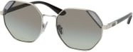 Vogue VO 4268S Sonnenbrille, Rund, Vollrand, Metall, Silber, Grau, Damen - Bild 1
