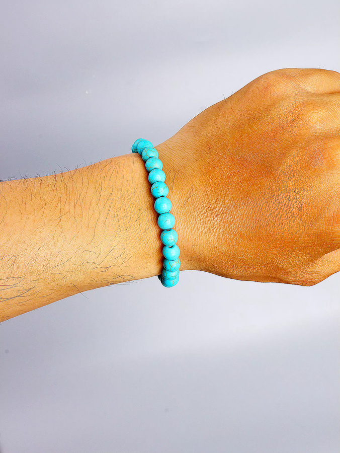 closetoyou Perlenarmband, Türkis, Unisex - Bild 2