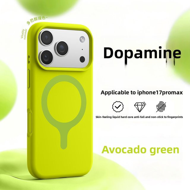 Magnetische Flüssigsilikon-Handyhülle für Apple iPhone 17 Pro Max, iPhone 17 Pro und iPhone 16 Pro mit MagSafe Kompatibilität, Blau - Bild 1