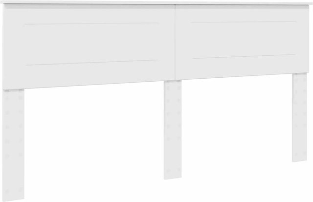 vidaXL Kopfteil in modernem Design aus Holzwerkstoff, Hochglanz Weiß, Breite: 180 cm - Bild 1