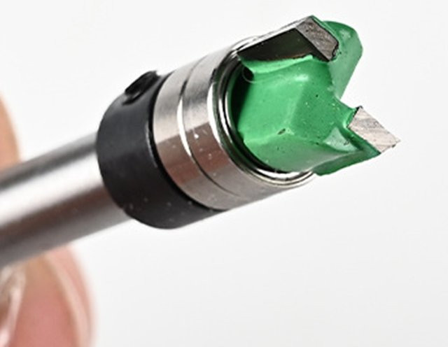 DAZZLEEX Doppel-Lager Trimmen Fräser für präzises Randtrimmen bei der Holzbearbeitung - Bild 1