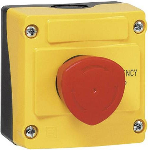 BACO LBX10510 Not-Aus-Taster Pilztaster Gelb IP66 240 V/AC 2.5A 1 Öffner - Bild 1