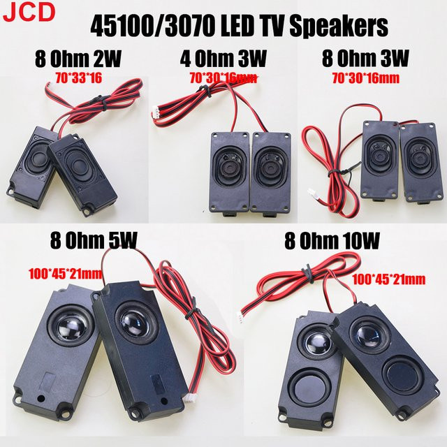 Tragbare Audio-Lautsprecher 3070 in Schwarz für Computer, LCD und TV, 3W-10W Leistung, 4Ohm/8Ohm - Bild 1