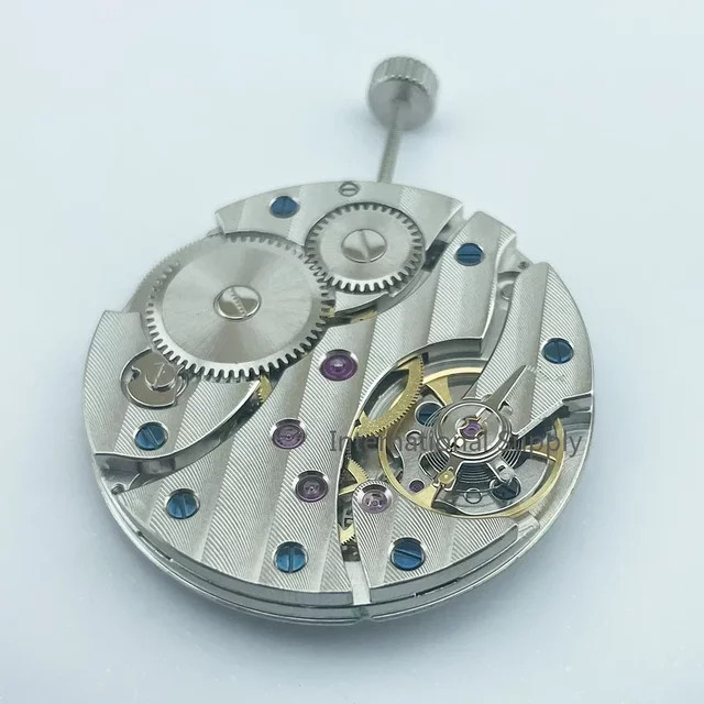 Seagull Uhrwerk, mechanisches Handaufzugsuhrwerk, Edelstahl, Silber, Unisex - Bild 1