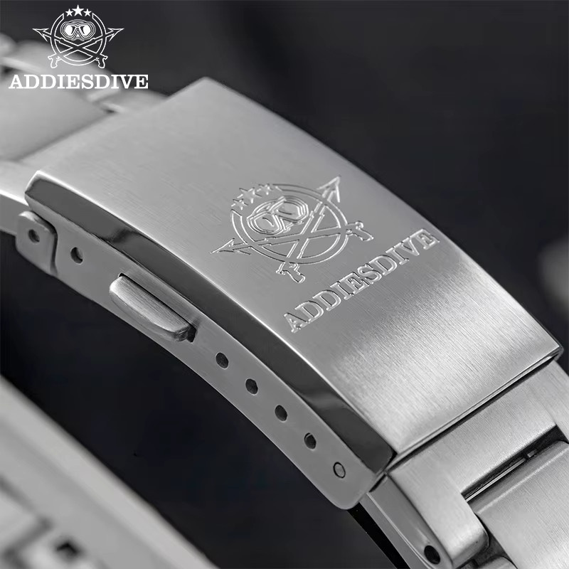 ADDIESDIVE Armbanduhr, Quarz, Edelstahl, Saphirglas, Herren - Bild 4