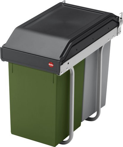 HAILO Einbau-Abfalleimer Multi-Box duo in Grau/Anthrazit mit 28 l Fassungsvermögen - Bild 1