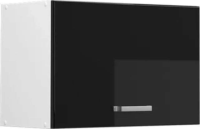 Vicco R-Line Hängeschrank Küchenschrank modern in Weiß und Schwarz Hochglanz B: 60 cm, H: 40 cm, T: 31 cm - Bild 2