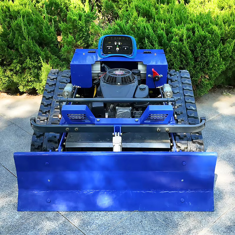 AIWEIYA Mini-Rasenmäher mit Fernbedienung in Blau - Bild 2