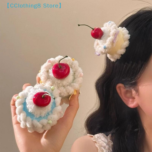 Kirschkuchen-Haarspange für Damen - Bild 1