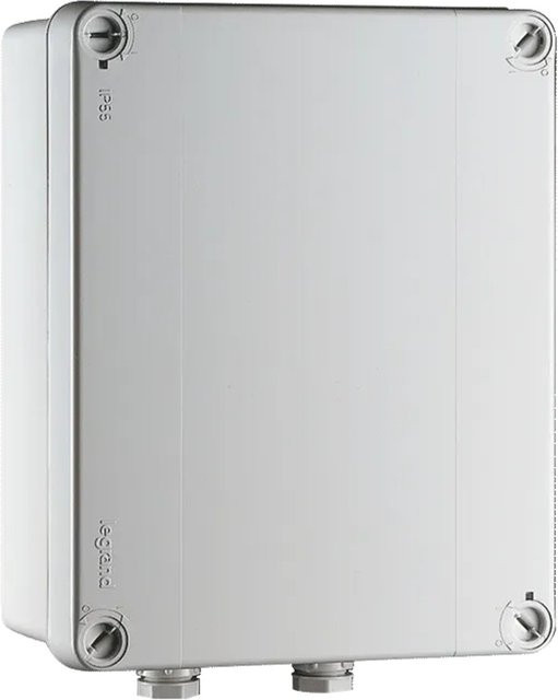 Delabie Trafo 230/12 V im wassergeschützten PVC-Gehäuse in Grau und Weiß - Bild 1