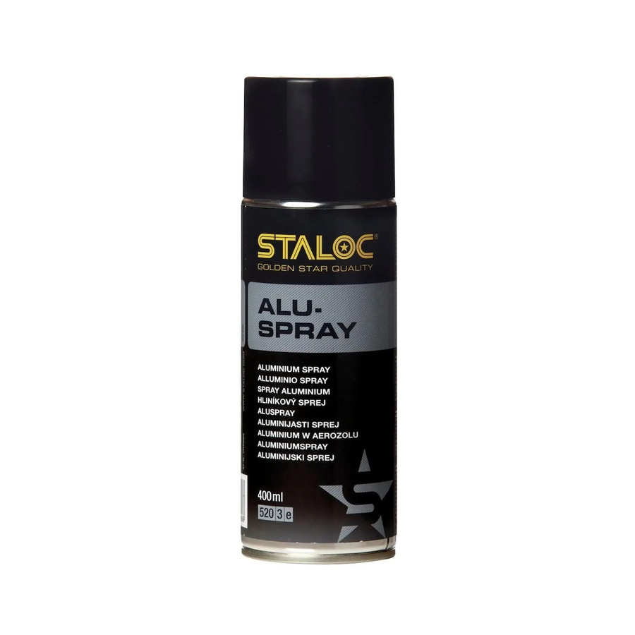 Staloc Aluspray Sq-900 Metall Lack in Silber mit Alu Pigmenten und Acrylharzschicht, 400 ml - Bild 2