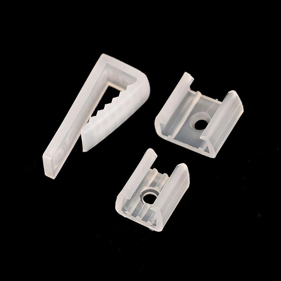 100 Stück Stone Home Kunststoff-Clips für flexible 220 V COB-LED-Streifen, Montagehalterung passend für 5050/5730/2835, Breite: 8-20 mm - Bild 3