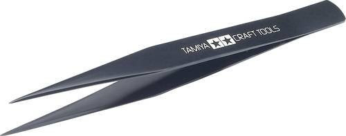 Tamiya Präzisionspinzette aus Edelstahl in Schwarz 300074004 - Bild 1