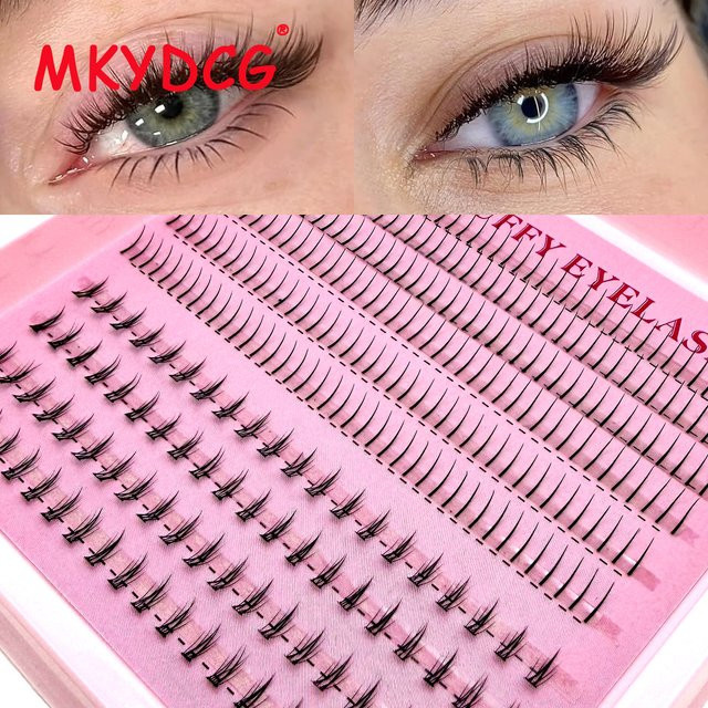 MKYDCG Wimpernverlängerung, Black, Natürlich, Unisex - Bild 1