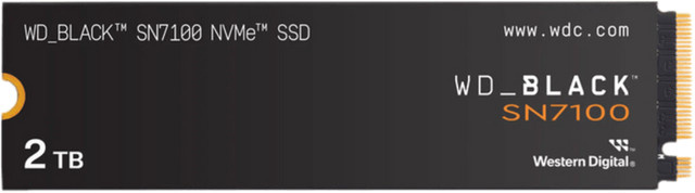 Western Digital WD Black SN7100 NVMe M.2 SSD 2 TB Black - Bild 1