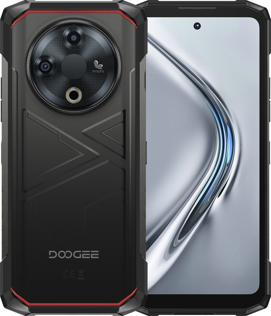 DOOGEE Fire 6 Robustes Smartphone mit Wärmebildkamera, 256 GB ROM, 16 GB RAM, 6,56 Zoll Bildschirm, 50 MP KI-Kamera und 10400 mAh Akku, Android 14 - Bild 1