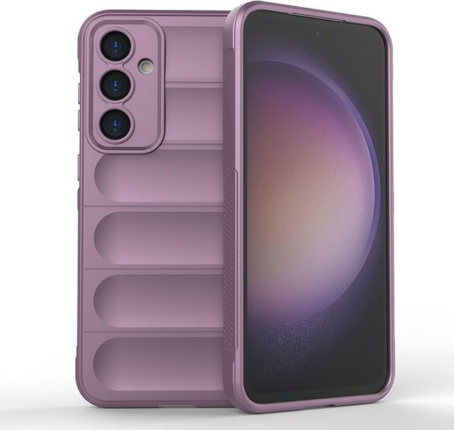 Tsimak Stoßfeste Flüssigsilikon Handyhülle für Samsung Galaxy S23 Ultra, S22 Plus, S21 FE, A14, A24, A34, A54, M14, M34, M54, Farbe: Purple - Bild 1