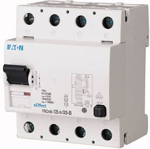 Eaton FRCMM-125/4/03-S/BFQ FI-Schutzschalter allstromsensitiv 3phasig 125A 0,03A in Weiß - Bild 1