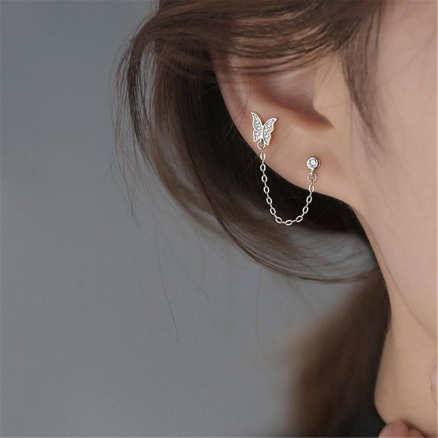 YIRAN Jewelry Ohrstecker, 925 Silber, Perle, Damen - Bild 1