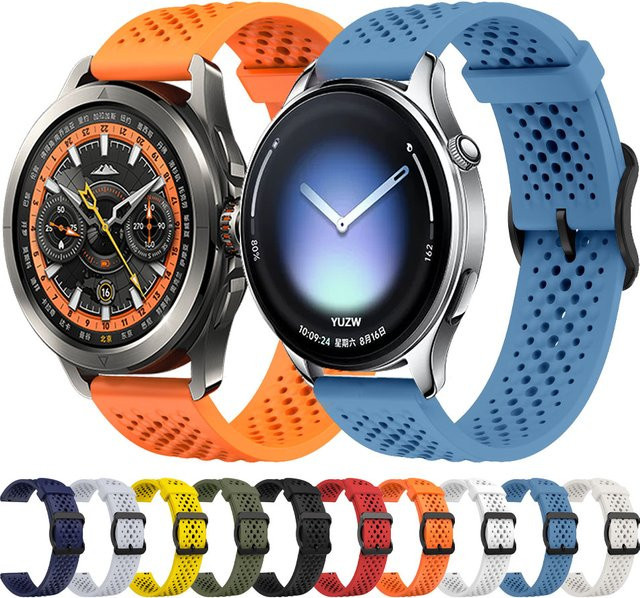 Xiaomi Uhrenarmband, Silikon, Gummi, 22 mm, Unisex - Bild 1