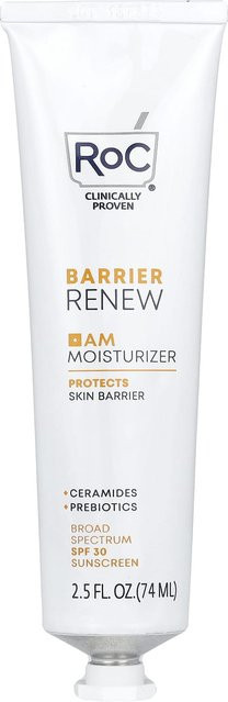 RoC Barrier Renew Morgen-Feuchtigkeitscreme, LSF 30, 74 ml, Ceramide, Präbiotika - Bild 1
