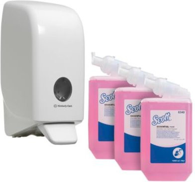Scott Essential Schaumseife, 3 x 1 l, weiß - Bild 1